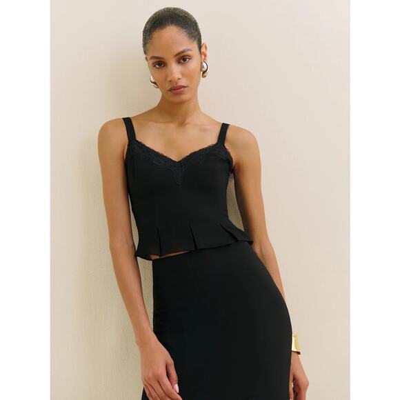Reformation Sarita Two Piece Black - Picture 5 of 13